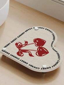 Joivida Cartoon Heart-Shaped Diatomite Absorbent Mat Multi-Functional Drainage Storage Rack For Bathroom Hotel Vanity - Multicolor - View 27