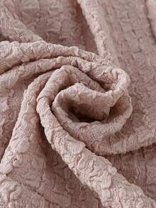 SHEIN Girls Minimalist Elegant Chiffon Long Sleeve Top And Pants Set