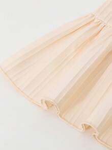 Tween Girls Casual Vacation Versatile Cute Girl Camisole Dress, Floral Print Maxi Dress - Apricot - View 4