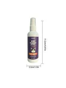 1 buah/2 buah Semprotan Anti Gores Kucing dengan Formula Lembut, Tidak Membahayakan Hewan Peliharaan. Juga Termasuk Semprotan untuk Area Terlarang dan Semprotan Anti Gores/Gigitan Furnitur. - 100ml - View 2