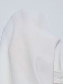 Aveloria Modichic 白色简约设计荷叶边袖口花卉装饰立领无袖A字休闲百搭女式衬衫 - 白色 - 查看 7