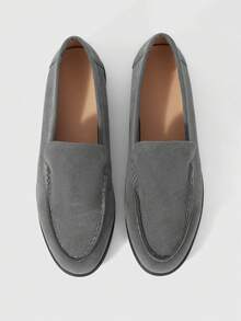 Sleekvia 女士休闲百搭平底乐福鞋 - 藍色 - 查看 2