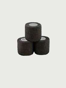 3/4/6/8/12/24pcs 5cm*4.5m Self-Adhesive Bandage, Breathable Adhesive Bandage, Elastic Self-Adhesive Tape For Sports - Black - View 6