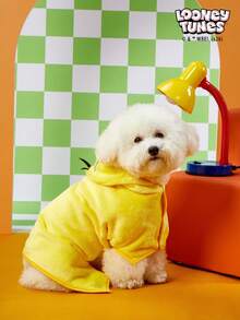 LOONEY TUNES X PETSIN 1 Chăn đa năng màu vàng ấm áp và thoải mái cho thú cưng (chó và chim), khăn tắm dày thấm hút tốt màu vàng cho mùa thu và mùa đông. - Màu vàng - Xem 5