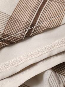 DAZY Women's Casual Patterned Skirt, Spring/Summer - Brown - View 7