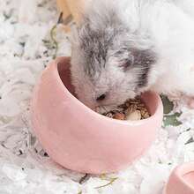 Ceramic Material Feeder, Anti-Spill Anti-Chewing Bowl Food Drinking Bowl, Parrot Cockatiels Parakeets Conures Zebra Finch Hamsters Guinea Pigs Rabbits Gerbil- Small Pet Supplies. - Multicolor - View 3