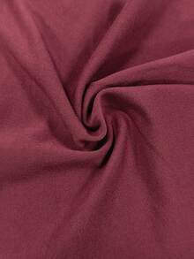 EMERY ROSE 女士纯色简约短袖T恤，日常穿着 - 珊瑚粉 - 查看 3