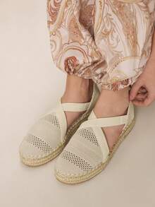 Styleloop Casual Minimalist Breathable Backless Women Flats Holiday Travel Essential Boho Coachella - Apricot - View 5