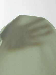 Amorya Áo hai dây nữ màu xanh satin thanh lịch với cổ áo ren, đa năng cho mùa xuân/hè hoặc mặc lót bên trong áo khoác vào mùa thu/đông. - Màu xanh Bạc hà - Xem 8