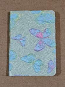 Chic Floral Fabric Notebook A6- A5 Size, Artistic Journal & Diary With Fresh Design"Oriental Silk" Back To School - Multicolor - View 14