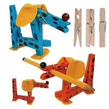 10/30/50pcs Wooden Clothespins About 7.2cm/2.8inch Long - Multicolor - View 3