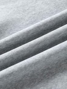 Rovax 女士黑色纽约字母刺绣直筒宽松长款休闲裤，优雅舒适设计，适合休闲外出和运动；女士浅灰色休闲运动裤 - 淺灰色 - 查看 5