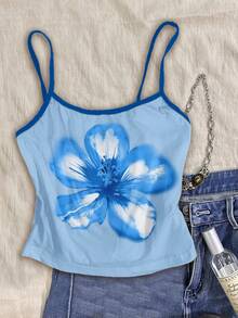 Attitoon 三件套休闲波西米亚风印花背心套装，优雅浪漫复古风，春夏穿着舒适 - 彩色 - 查看 5