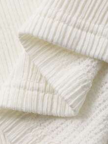 FRIFUL 女士纯色高领长袖纹理面料领口和袖口蕾丝拼接修身休闲百搭T恤，秋冬款