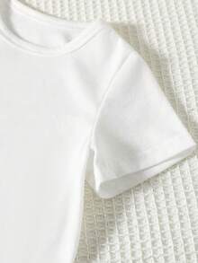 SHEIN 3pcs Baby Boy Casual Vest, T-Shirt And Pants Set, Suitable For Spring And Summer - Multicolor - View 7