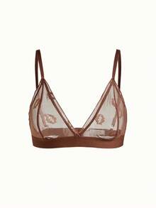 Bonmuse 5pcs Set Women's Solid Color Lip Ruffled Wireless Triangle Cup Comfortable Sexy Bra And Panty Setfor Summerfor Summer - Multicolor - View 13