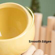 Ceramic Material Feeder, Anti-Spill Anti-Chewing Bowl Food Drinking Bowl, Parrot Cockatiels Parakeets Conures Zebra Finch Hamsters Guinea Pigs Rabbits Gerbil- Small Pet Supplies. - Multicolor - View 4