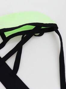 1条时尚清新浅绿色透气性感男士三角裤 - 綠色 - 查看 8