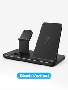 Teckwe 15W 快速三合一无线充电支架，无线充电器，通用充电站，适用于手机（16/15/14/13/12/11/Pro/Max/XS）、手表（Ultra/SE）和耳机（Pro 2/Pro） - 彩色 - 查看 11