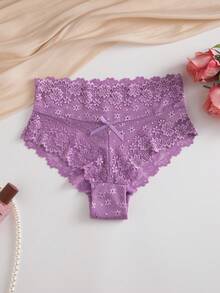 8条/套 浪漫性感蕾丝女士三角内裤 - 彩色 - 查看 6