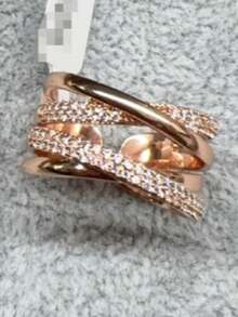 MOTF PREMIUM NHẪN HÌNH BẦU TRỜI SAO TỐI GIẢN, THIẾ - Hoa hồng vàng - Xem 10