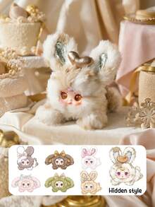 POKOJA LAND Blind Box (Non-Plush Filling) Cute Plush Cartoon Rabbit Decoration Ornament - Tide play blind box - View 10