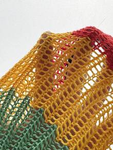 Glyssa 女士复古、街头、北欧、颓废、韩式休闲风针织上衣，适合约会、工作、办公室、感恩节、派对等场合，无袖、露脐、镂空设计，多种颜色可选。 - 彩色 - 查看 7