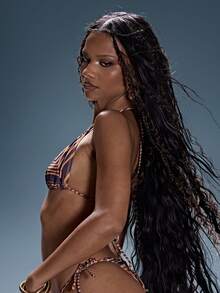 Musera Resort Umkehrbare Bikini-Hose mit Muster, sexy Sommer Festival Urlaub Ibiza Rave Boho Strandüberwurf Schwimm Urlaubsausflug