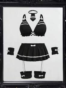 Pierrot Disfraz NET TOYS Disfraz Mujer Arlequín - M (ES 40/42) | Traje Dama Pierrot | Disfraz Halloween Payaso | Traje Clown Malvado Disfraz Arlequin Mujer