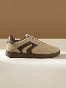 CUCCOO EASI 2026 New Spring Women's Retro Versatile Casual Sports Shoes, Flat White Sneakers - Beige - View 2