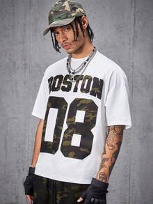 Manfinity VCAY 男士休闲简约短袖 T 恤和短裤套装，日常穿着