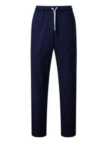 Genlund Bộ áo sơ mi và quần dài cổ tàu in họa tiết thời trang nam. - Màu xanh hải quân - Xem 3