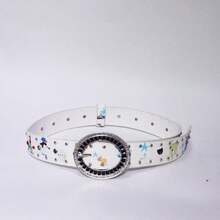 Joivida 1Pc Heavy-Duty Embellished Cute Pattern Belt Sweet & Edgy Y2K Style Dopamine Fashion Accessory - Multicolor - View 8