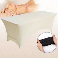 1pc 6ft Salon Massage Table Cover, Stretchy Eyelash Extension Bed Cover, Suitable For Eyelash Bed, Beauty Salon - Multicolor - View 19