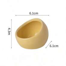 Ceramic Material Feeder, Anti-Spill Anti-Chewing Bowl Food Drinking Bowl, Parrot Cockatiels Parakeets Conures Zebra Finch Hamsters Guinea Pigs Rabbits Gerbil- Small Pet Supplies. - Multicolor - View 17