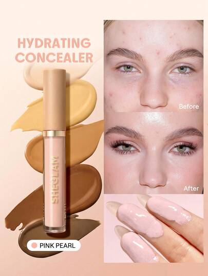 SHEGLAM Like Magic Corrector Hidratante-Pink Pearl Marca Belleza Maquillaje Maquullaje Cosmética para Mujeres Niñas Perfecto para Invierno Primavera Ideal para Y2K Elegante Moda Adecuado para Cumpleaños Regalo Fiesta Listo Mejor Color