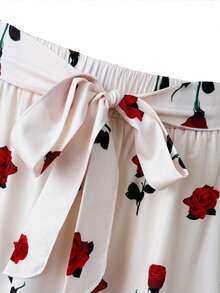 Franclia Chân váy chữ A in họa tiết hoa hồng Pháp thanh lịch dành cho nữ cỡ lớn, chân váy hoa nữ, chân váy chữ A in hoa, chân váy hoa hồng, chân váy họa tiết hoa. - Nhiều màu - Xem 3