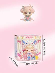 POKOJA LAND Hộp bí ẩn (không nhồi bông) CATMNI Tiệc trà rừng thần tiên (8 mô hình thường + 1 mô hình ẩn) - Mô hình nhân vật cổ tích bằng nhựa ABS (cao 10cm/3.9inch) với chủ đề rừng và trà kỳ ảo, món quà ý nghĩa dành cho bạn bè và gia đình, lý tưởng để trang trí bàn làm việc/trưng bày và dành cho những người đam mê mô hình, món quà mô hình dễ thương, đồ trang trí. - thủy triều chơi hộp mù - Xem 5