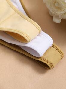 3件套优雅性感无缝蕾丝内裤套装 - 彩色 - 查看 7