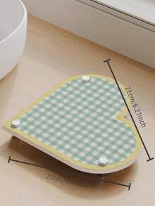 Joivida Cartoon Heart-Shaped Diatomite Absorbent Mat Multi-Functional Drainage Storage Rack For Bathroom Hotel Vanity - Multicolor - View 25