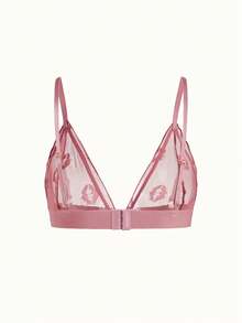 Bonmuse 5pcs Set Women's Solid Color Lip Ruffled Wireless Triangle Cup Comfortable Sexy Bra And Panty Setfor Summerfor Summer - Multicolor - View 14