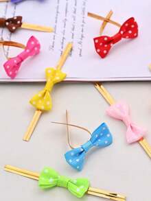 100/200PCS,Baking Packaging With Butterfly Tie Silk, Gift Packaging With Sealing Rope, Bread Sealing Decoration - Multicolor - View 3