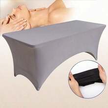 1pc 6ft Salon Massage Table Cover, Stretchy Eyelash Extension Bed Cover, Suitable For Eyelash Bed, Beauty Salon - Multicolor - View 17
