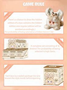 POKOJA LAND Blind Box (Non-Plush Filling) Cute Plush Cartoon Rabbit Decoration Ornament - Tide play blind box - View 6