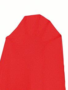 EMERY ROSE 加大码女式休闲长袖T恤，印花标语，春夏款，可机洗，女士T恤，长袖上衣，红色图案T恤，女式红色长袖上衣，红色毛衣卫衣 - 紅色 - 查看 4