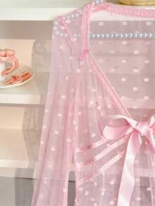 PetitDoll 2pcs/Set Lace Patchwork Sexy Nightgown Set, Valentine's Day