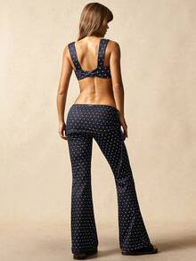 VARSIVA 女士波点宽肩带时尚舒适透气运动文胸 - 彩色 - 查看 9