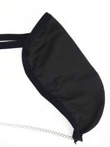 Fashionable & Alluring Black Fabric Sexy Thong Underwear For Men - Black - View 5