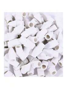 100个装彩色橡皮擦，铅笔帽式橡皮擦，学校用品，适合教师使用 - 彩色 - 查看 10