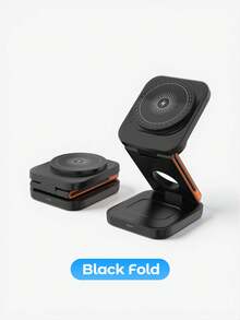 Teckwe 15W 快速三合一无线充电支架，无线充电器，通用充电站，适用于手机（16/15/14/13/12/11/Pro/Max/XS）、手表（Ultra/SE）和耳机（Pro 2/Pro） - 彩色 - 查看 13